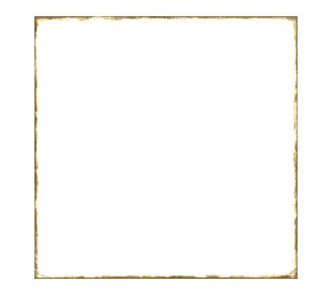 Golden Square Frame Png All Png All