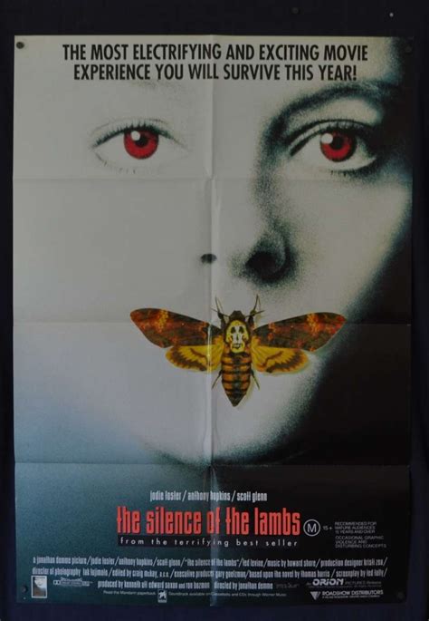 All About Movies The Silence Of The Lambs Poster Original One Sheet