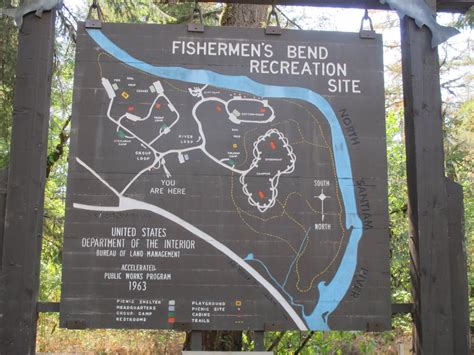Fishermans Bend Campground Map
