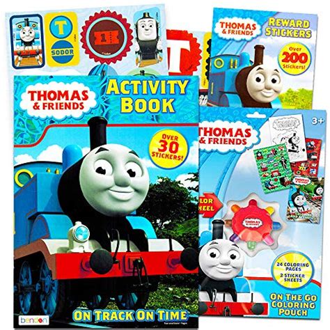 Thomas The Train Coloring And Activity Book Set With Over 160 Stickers