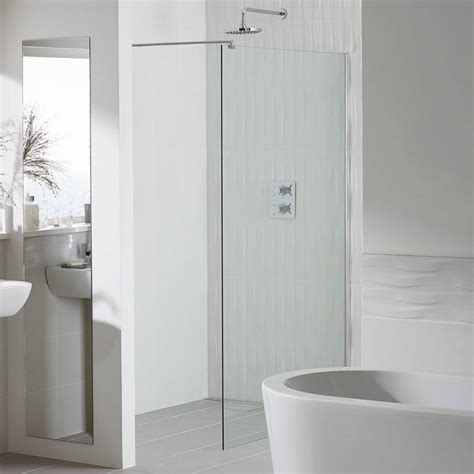 Essential Spring 760mm Wetroom Panel Low Price Glass Panel