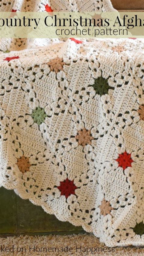Country Christmas Afghan Free Crochet Pattern