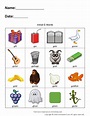 Initial G Words Worksheet - Ultimate SLP