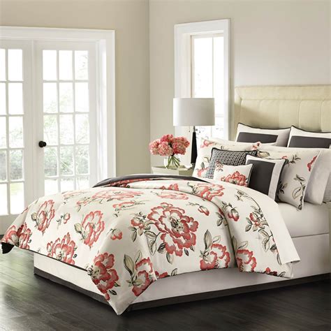 You can wash this at home in the machine with a gentle cycle. Martha Stewart Peony Blossom King Comforter Set - Shop ...
