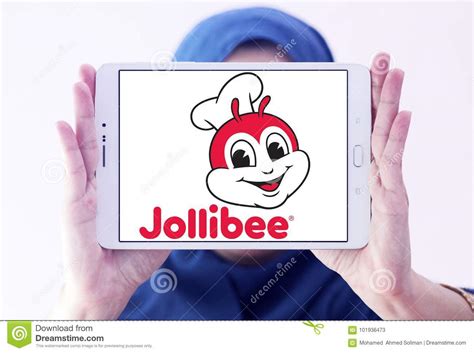 Logotipo De Jollibee Foods Corporation Foto De Archivo Editorial