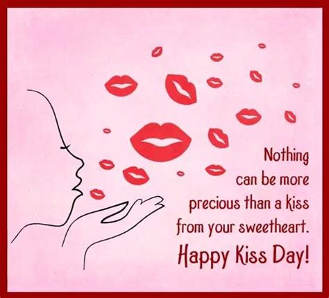 I Love Your Precious Kiss Happy Kiss Day To Your Sweetheart