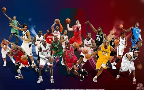 Dynamic Nba Stars Action Collage Hd Wallpaper