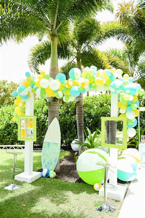 Beach Themed Party Luau Party Beach Party Decor Surf Theme Party