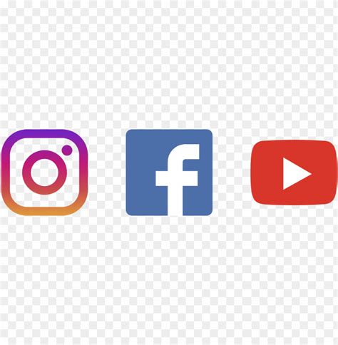 Facebook And Instagram Logos Facebook Instagram Youtube Logo Png Free Png Images Id 129084