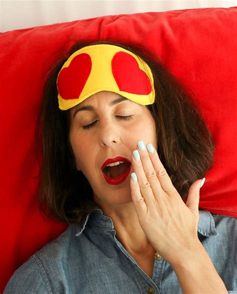 Heart Eyes Emoji Sleeping Mask | My Poppet Makes
