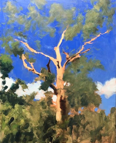Tree In Perspective June 2020 In 2020 Landscape Paintings Large