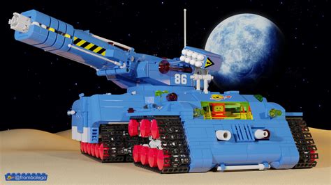 Lego Moc Fr86vi Classic Space Tank By Frombol Rebrickable Build