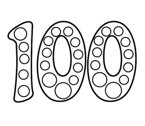 Number Coloring Pages 1 100