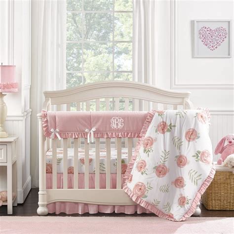 Sears has the best selection of crib bedding sets for your little one. Pink Peony Crib Bedding Set (with Quilt) | Pink crib ...