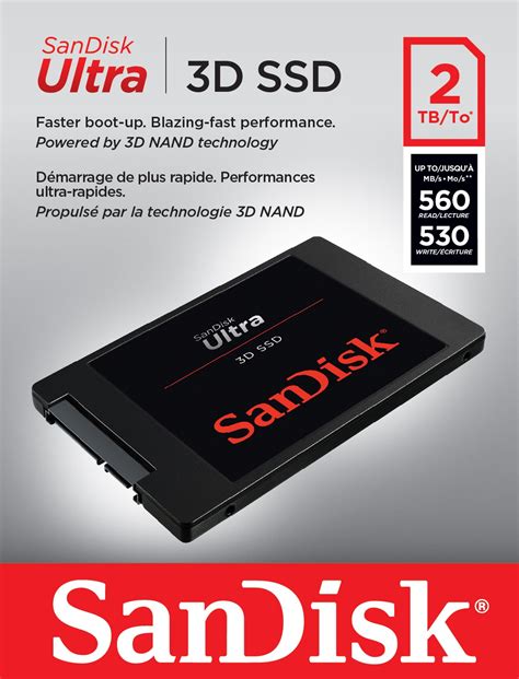 sandisk ultra 3d 2tb 2 5 sata iii ssd sdssdh3 2t00 g25 ccl computers