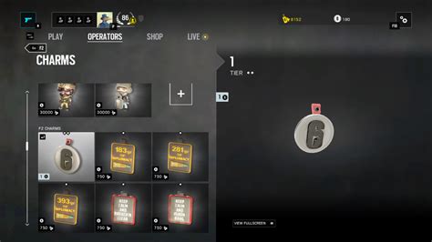 New Charm 1 That Costs 1 R6 Credit Rainbow6