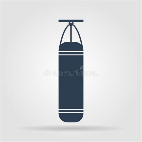 The Punching Bag Icon Boxing Symbol Stock Vector Illustration Of