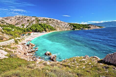 Island Of Krk Turquoise Beach View Famous Fkk Beach Bunculuka Photograph By Brch Photography