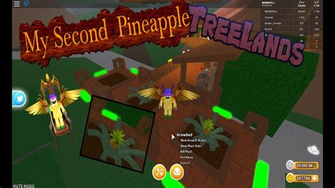 Roblox Treelands The First Pineapple Grow Recorded Youtube