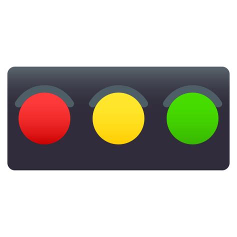 Emoji 🚥 Horizontal Traffic Light Wprock