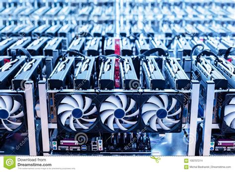 No longer it is required to buy expensive equipment and waste your time on setting it up. Bitcoin Mining Farm. IT Hardware. Stock Photo - Image of internet, blockchain: 105707214