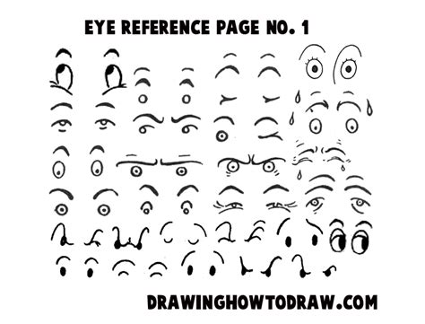 Our teacher had pictures of all. Drawing Cartoon & Illustrated Eyes Reference Sheets - How to Draw Step by Step Drawing Tutorials