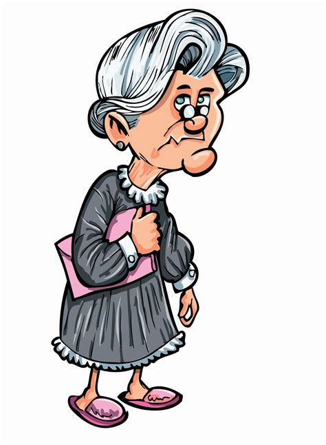Cartoon Old Lady Pictures Clipart Best