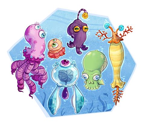 From Sketchbook Jelly Octo Squid By Francoisl Artblog On Deviantart