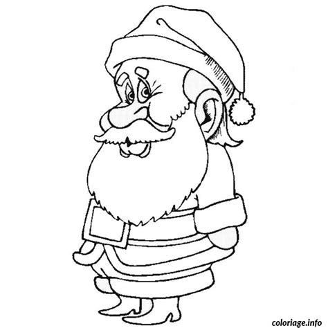 Vite, on sort les crayons de couleurs et les feutres pour imprimer et colorier ce beau dessin gratuitement. Coloriage pere noel facile - JeColorie.com