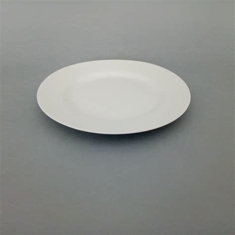 Restaurant White Ceramic Dinner Round Plate For Daily Use And Wedding