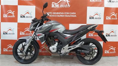 Honda Cb250 F Twister 2018 Prata | KM Motos | Sua Loja de Motos Semi Novas