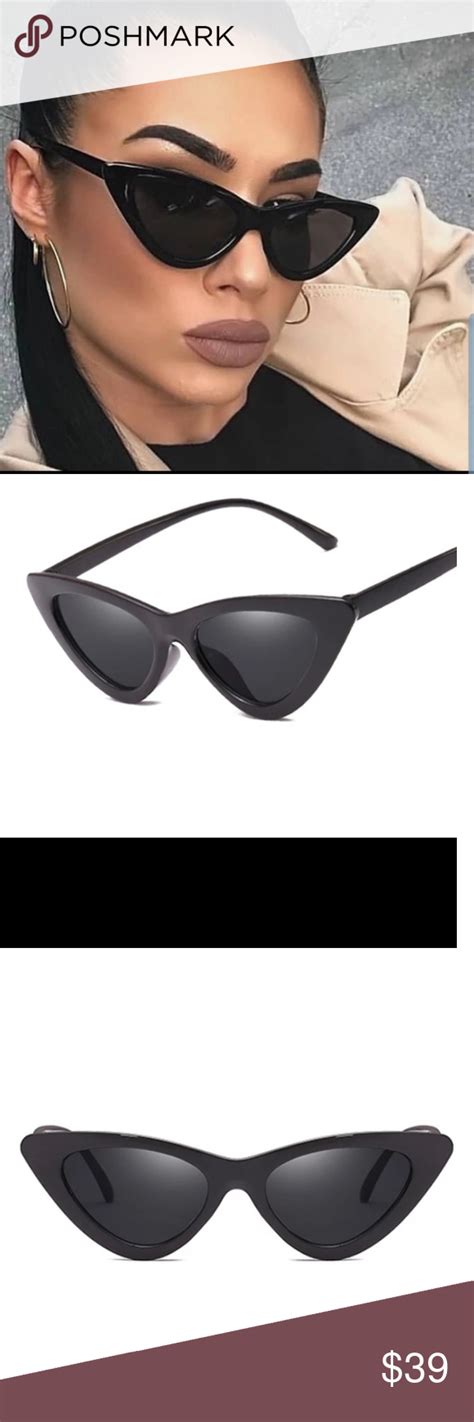 Black Cat Eye Sunglasses With Case New So On Trend Get Yours Today Remember You Have Great