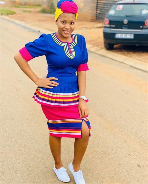 everyone loves classic traditional zulu tswana dresses they can wear to all ev… pedi