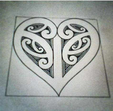 Koru Heart Maori Tattoo Designs Koru Tattoo Maori Tattoo