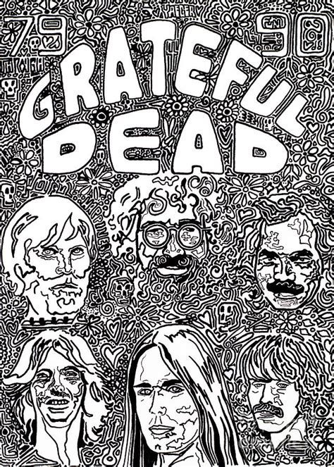Grateful Dead 79 To 90 Drawing By Robert Yaeger Fine Art America