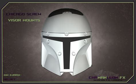 Din Djarin Helmet The Mandalorian Cosplay Armor 3d Model 3d Printable