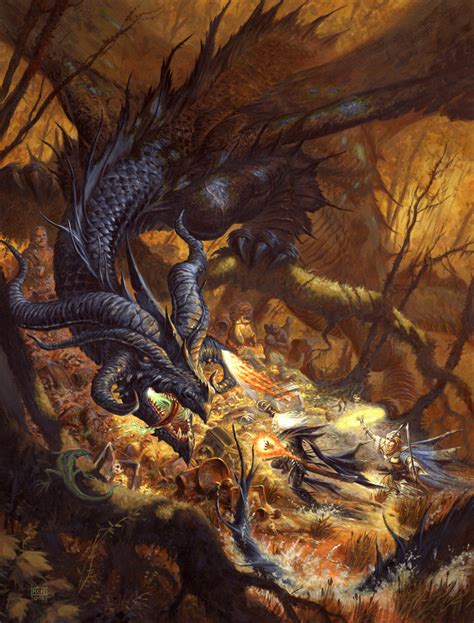 Dungeons Deep And Caverns Old Fantasy Art Friday Dragons