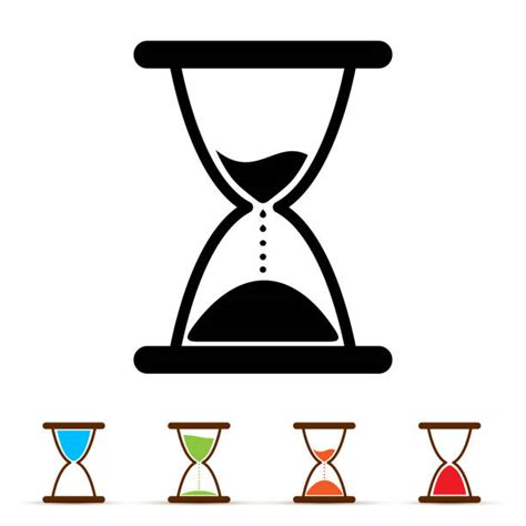 30 Hourglass With Red Sand Drawing Stock Illustrations Royalty Free
