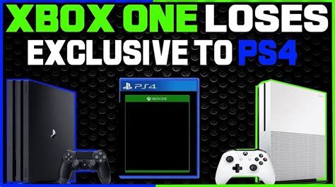 Xbox One Is Losing Incredibly High Rated Exclusive Game To Ps4 Youtube