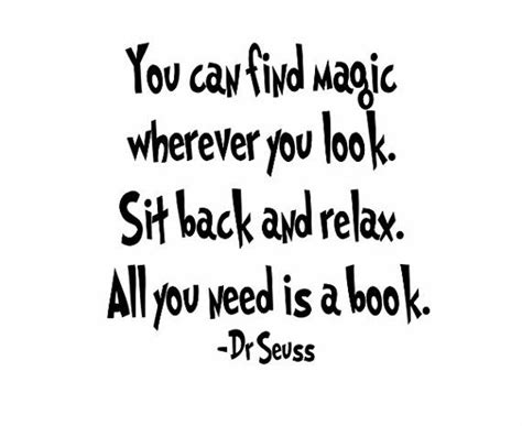 Dr Seuss Magic Quote Sign Vinyl Decal Sticker By Coltonsplace Dr