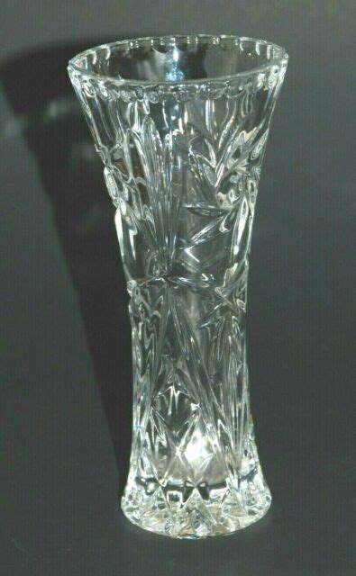 Vintage Lenox Lead Crystal Pinwheel Star Vase Cut Glass 6 Tall Ebay