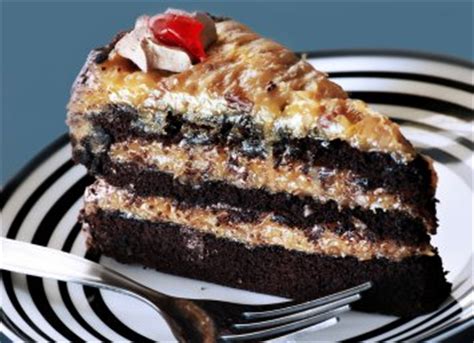 Add the wet ingredients to the dry ingredients and mix for 2 minutes on medium speed. I think this is the best German chocolate cake recipe ...