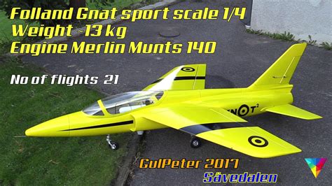 Folland Gnat Sport Scale Rc Jet Youtube
