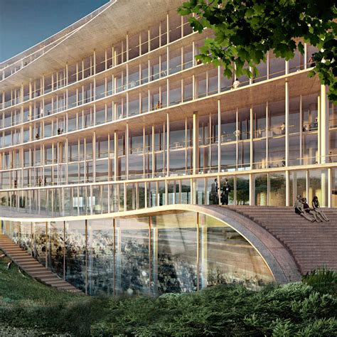 Herzog And De Meuron Unveils Curving Stone Design For Israel Library