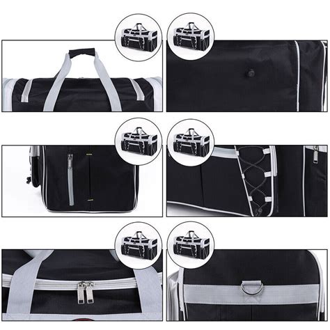 Large Foldable Duffle Bag Travel Luggage Polyester Sports Gym Tote Men