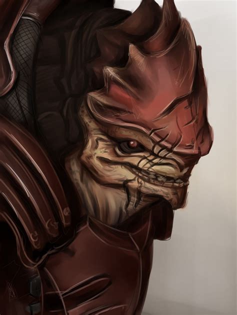 Urdnot Wrex Krogan Battlemaster Mass Effect Aliens Hd Phone