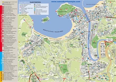 Please continue to stay safe. Mapa de San Sebastián - Plano turístico