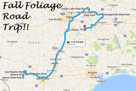 Road Trip Through The Most Beautiful Fall Foliage In Texas