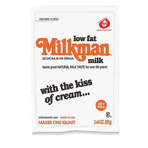 Milkman Low Fat Powdered Milk 1 Quart Sportsmans Warehouse