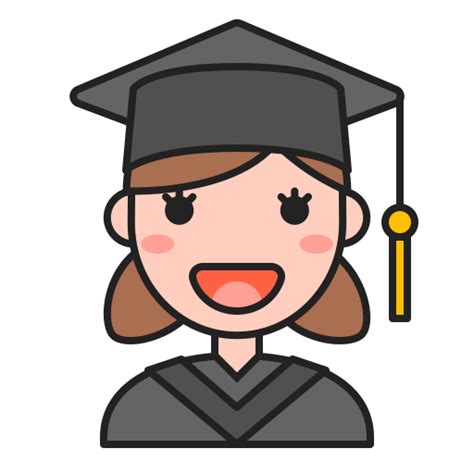 Female Graduates Vector Icons Free Download In Svg Png Format